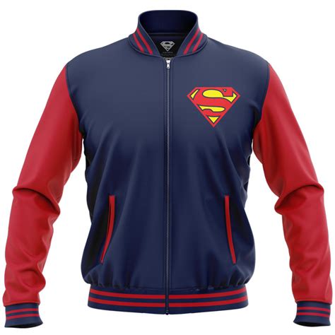 Superman Logo Jacket Official Superman Merchandise Redwolf