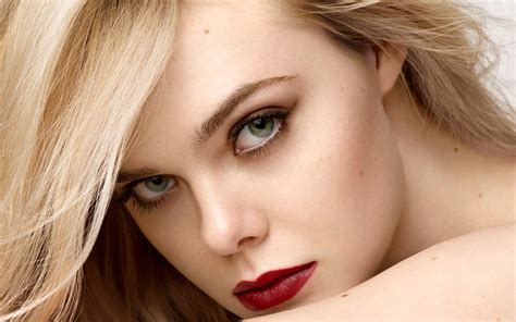Wallpaper Celebrity Makeup Red Lipstick Portrait