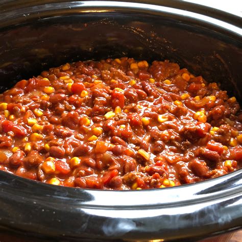 Easy Slow Cooker Chili Recipe