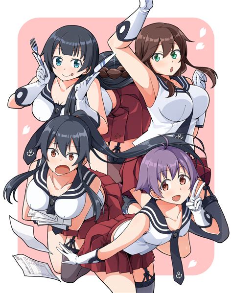 Baseu Agano Kancolle Noshiro Kancolle Sakawa Kancolle Yahagi Kancolle Kantai