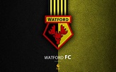 Download imagens Watford FC, 4K, Clube de futebol inglês, textura de ...