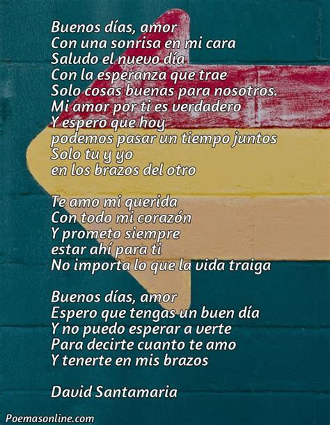 Cinco Poemas De Buenos Dias Para Mi Novio Cortos Poemas Online