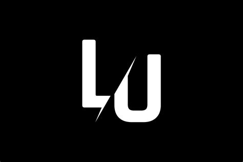 Monogram Lu Logo Design Grafika Przez Greenlines Studios · Creative Fabrica