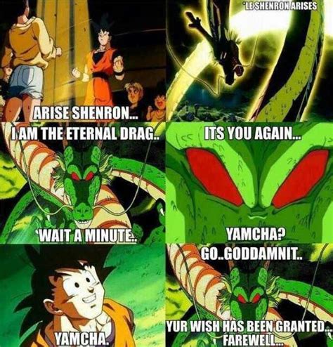 Maybe you would like to learn more about one of these? Freaking Yamcha... | Dragon ball super funny, Dragon ball ...