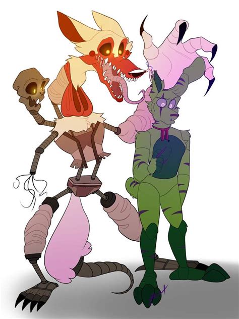 Nightmare Mangle And Springtrap Five Nights At Freddys Amino Fnaf