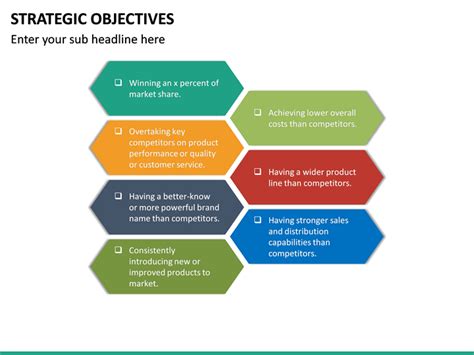 Strategic Objectives Powerpoint Template Sketchbubble