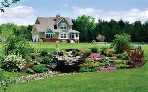 Beautiful Country Style Home With Country Landscaping To Match Home