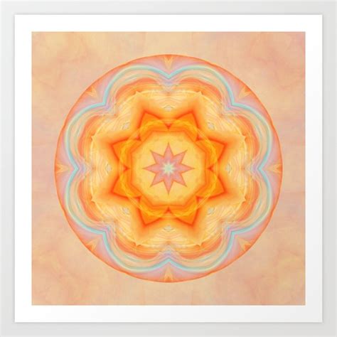 Mandala Energy Boost Art Print By Christinebssler Society6