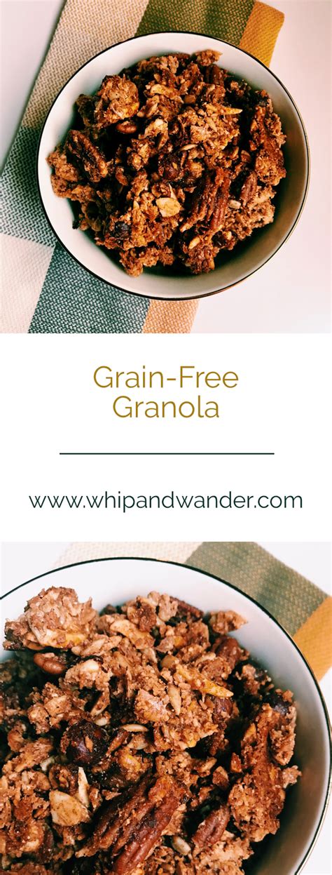 Unlike other granolas, this one does not have any oats. Grain-Free Granola | Recipe | Grain free granola, Granola ...