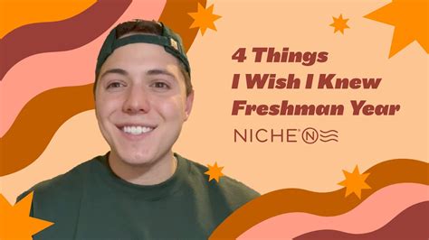 Freshman Advice Things I Wish I Knew Freshman Year Youtube