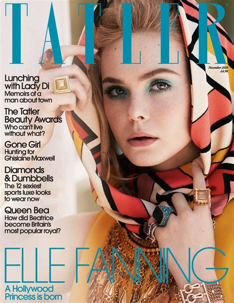 Elle Fanning Covers Tatler Magazine BeautifulBallad