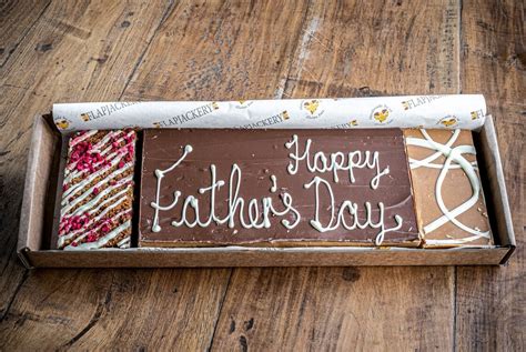 Personalised Fathers Day Message Flapjack Box From £2400