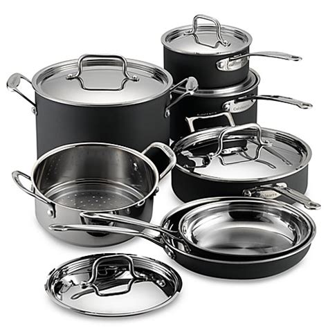 cuisinart cookware open multiclad unlimited piece collection reg bedbathandbeyond beyond bath bed stainless steel