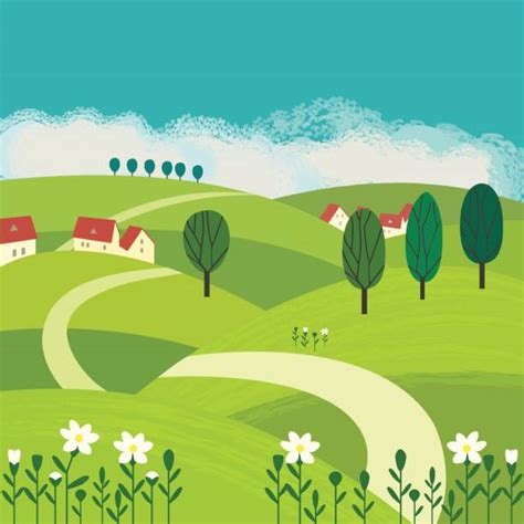 Rural Community Illustrations Royalty Free Vector Graphics And Clip Art