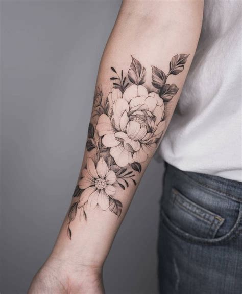 Rose Fore Arm Tattoo Backtattoos Tattoos Arm Tattoo Floral Arm Tattoo