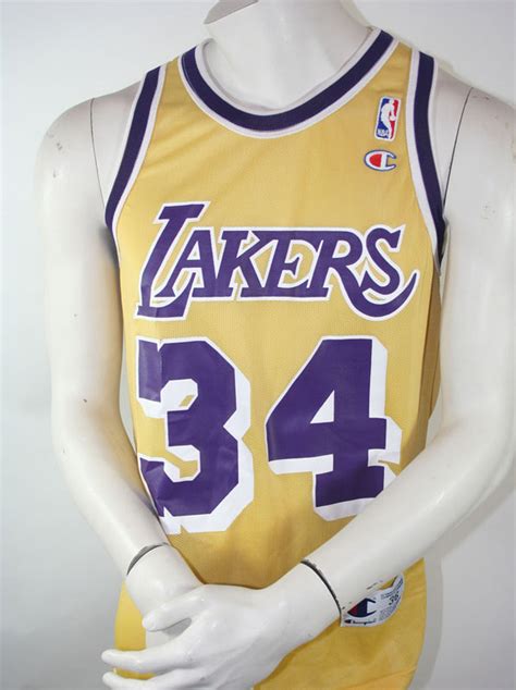 Champion La Los Angeles Lakers Camiseta 34 Shaquille Oneal Nba