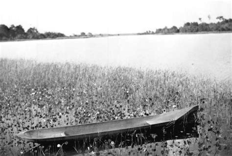 Florida Memory Seminole Indian Dugout Canoe Everglades Florida