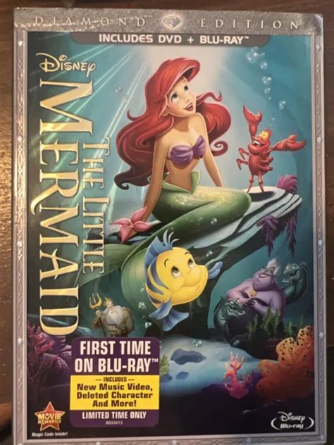 the little mermaid blu ray dvd 2013 2 disc set diamond edition dvd blu ray 12 99 picclick