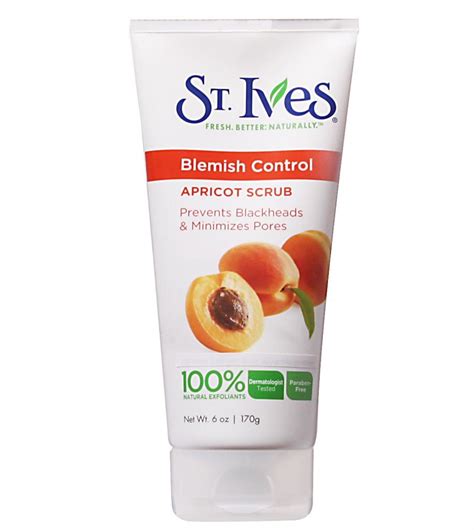 Ives acne control apricot scrub for the treatment of acne and to help prevent new acne pimples and acne blemishes from forming. ST. Ives Blemish Control Apricot Face Scrub - 170g - Jungle.lk