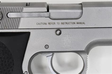 Sold Price Smith And Wesson Model 1066 10mm Semi Auto Pistol Invalid