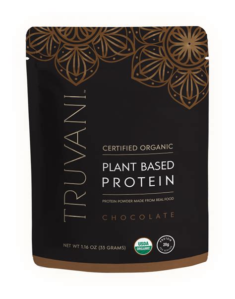 New Organic Plant Based Protein Powder Truvani