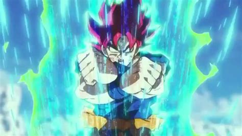 No aura and no kaioken version here: Son Goku Transforms into Super Saiyan Blue Against Broly ...