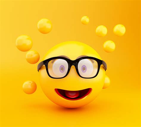 Iconos De 3d Emoji Con Expresiones Faciales Stock De Ilustración