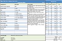 Manufacturing cost calculation spreadsheet templates. Menu & Recipe Cost Spreadsheet Template