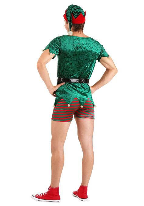 Disfraz De Navidad De Elfos De Hombres Sexys Multicolor Yaxa Store