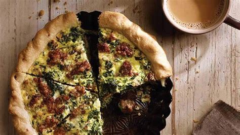 Sausage And Spinach Quiche Jimmy Dean Brand