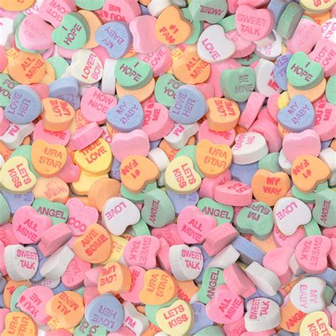 Candy Hearts Background