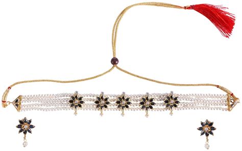 Buy Efulgenz Fashion Gold Plated Traditional Ethnic Wedding Wear Pearl