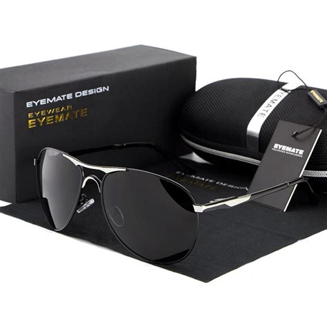 2016 Top High Quality Polarized Men Aviation Sunglasses Brand Designer Uv400 Rayed Protection