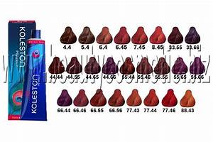 Wella Hair Color Chart Red