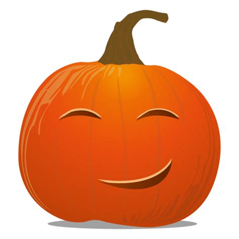 Happy Pumpkin Emoticon Transparent Png And Svg Vector File
