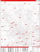 Dayton Ohio Zip Code Wall Map Red Line Style by MarketMAPS MapSales
