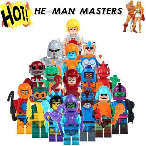 Building Toys 16pcs Full Set He Man Masters Of The Universe Lego Moc