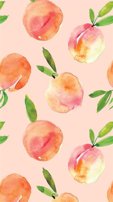 Youre A Peach Peach Wallpaper Wallpaper Iphone Summer Watercolor