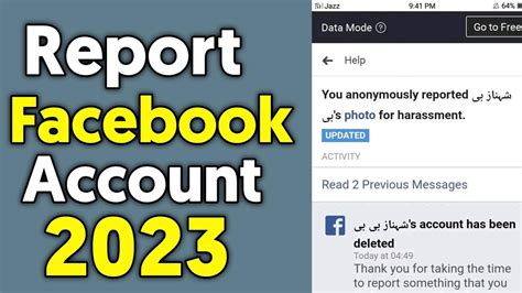 How To Report Facebook Account Facebook Account Report 2022 Report
