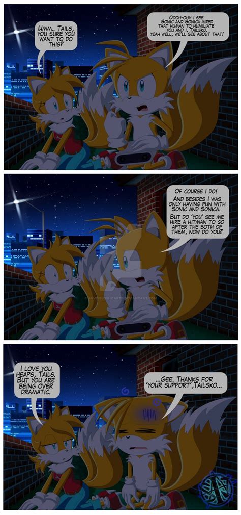 Comic Tails X Tailsko Plotting By Savyisjoshoarts On Deviantart
