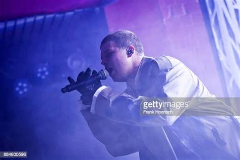 Swedish Rapper Yung Lean Performs Live On Stage During A Concert At