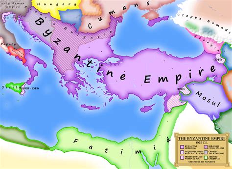Byzantine Empire Qui A Créé Lempire Byzantin Empire Byzantin Carte