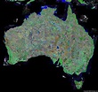 Australia Map and Satellite Image
