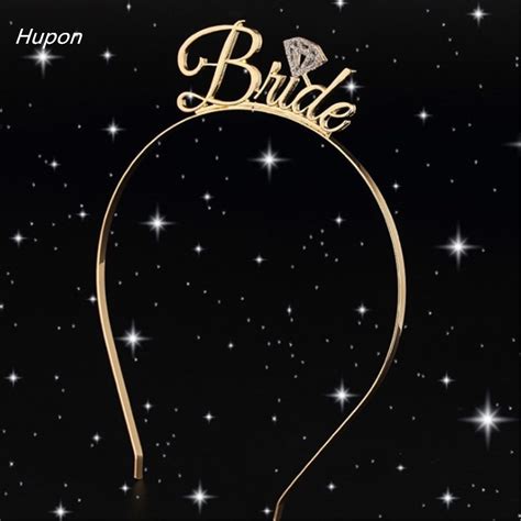 Wedding Hair Accessories Gold Bride To Be Set Wedding Bridal Shower