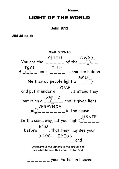 1 Corinthians 13 Bible Worksheet For Kids Sunday School Kids Free