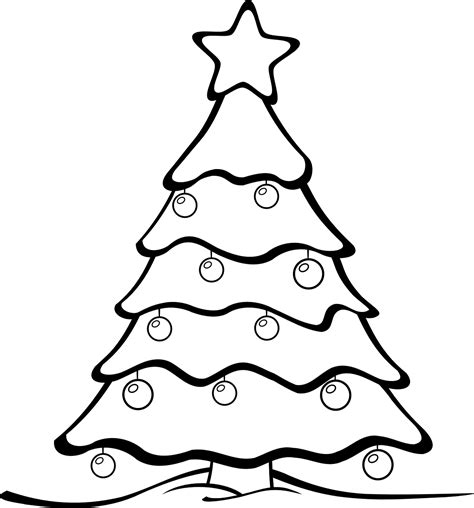 Free Printable Christmas Tree Coloring Pages For Kids 9