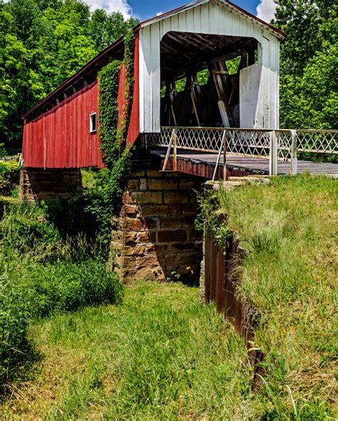 Hills Covered Bridge By Kenneth Keifer 500px Ohio Covered Bridges