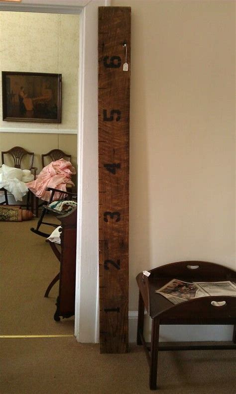 7 Ft Tall Giant Ruler Made From 100 Yr Old Barn Wood Old Barn Wood