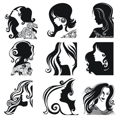 Women Face Vectors Freevectors