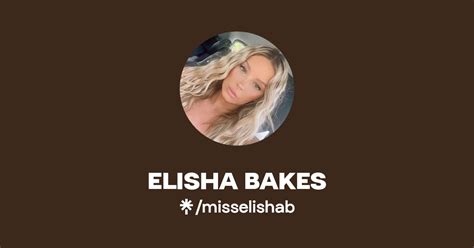 Elisha Bakes Instagram Tiktok Linktree